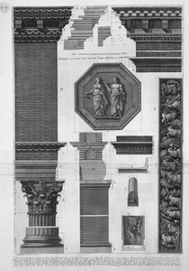 Large Moldings of the Parts of the Temple of Honor and Virtue